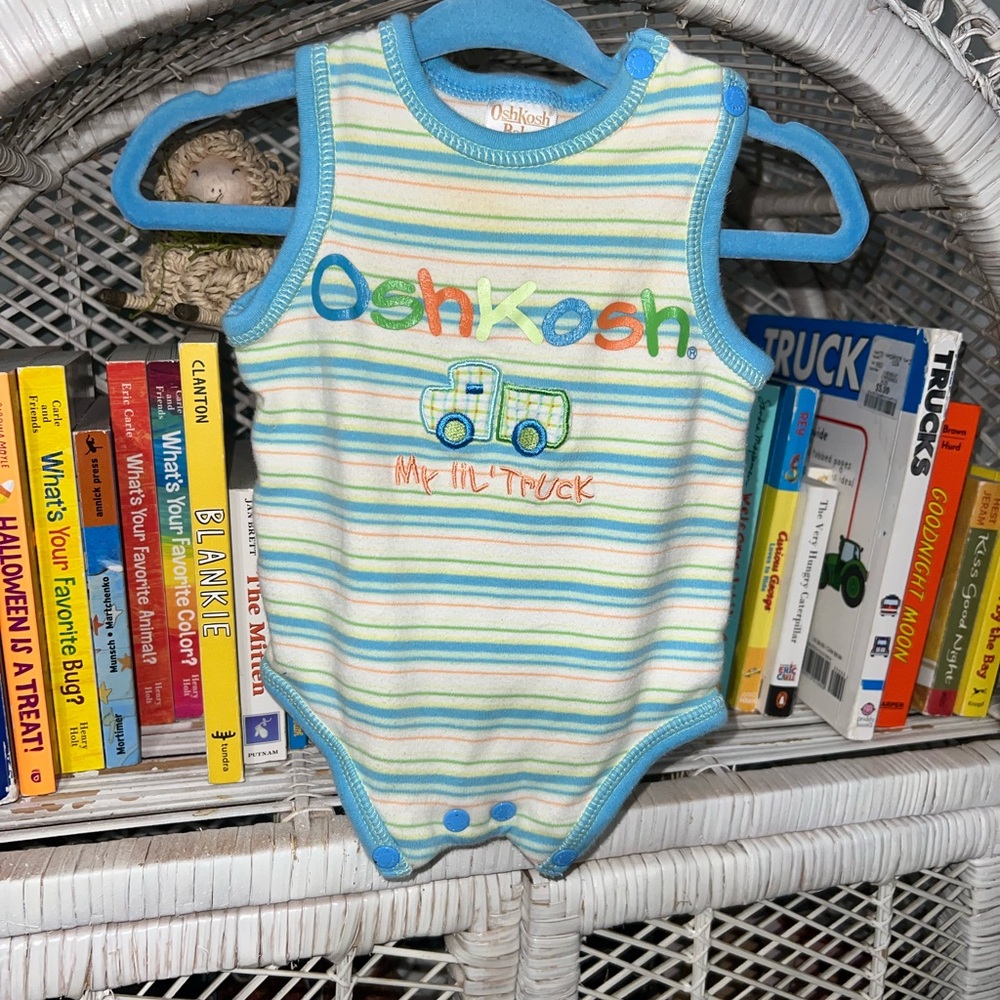Vintage Oshkosh my lil truck onesie